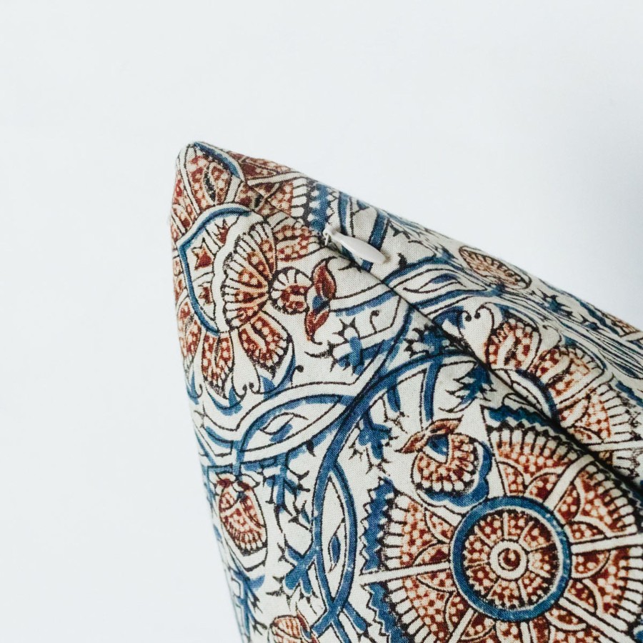 Textiles Elsie Green | Block Print Pillow Cover | Edith