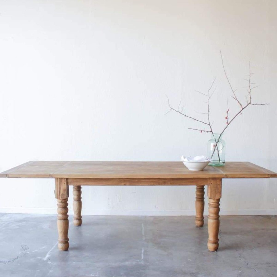 Furniture Custom Furniture | Reclaimed Wood Farm Table Waxed Pine