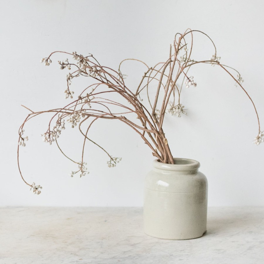 Decor Didier | Stoneware Mustard Pot With Paris Stamp