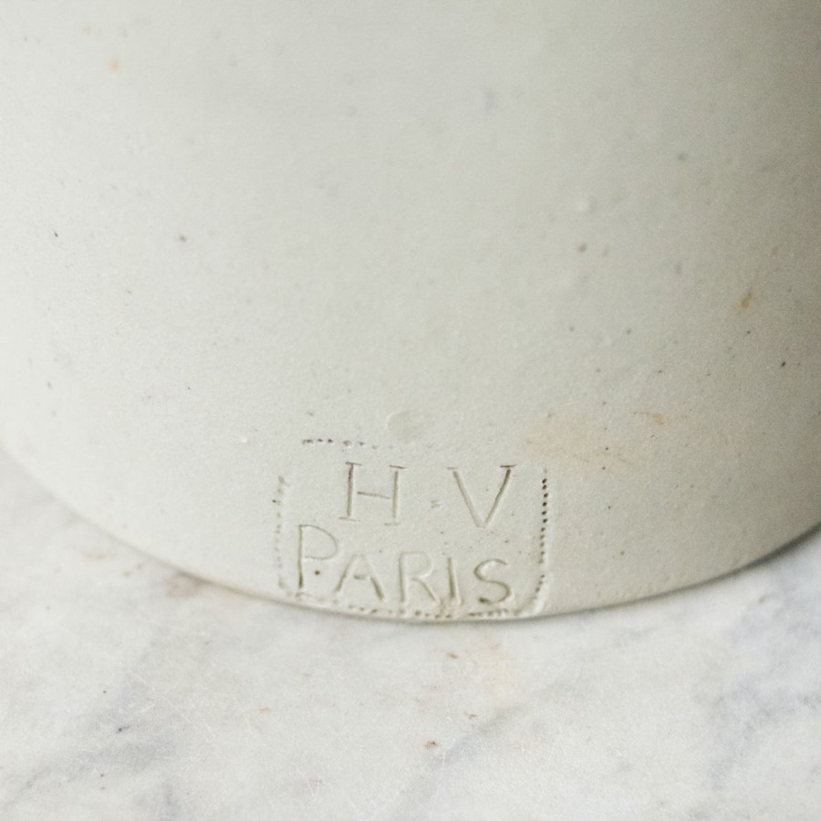 Decor Didier | Stoneware Mustard Pot With Paris Stamp