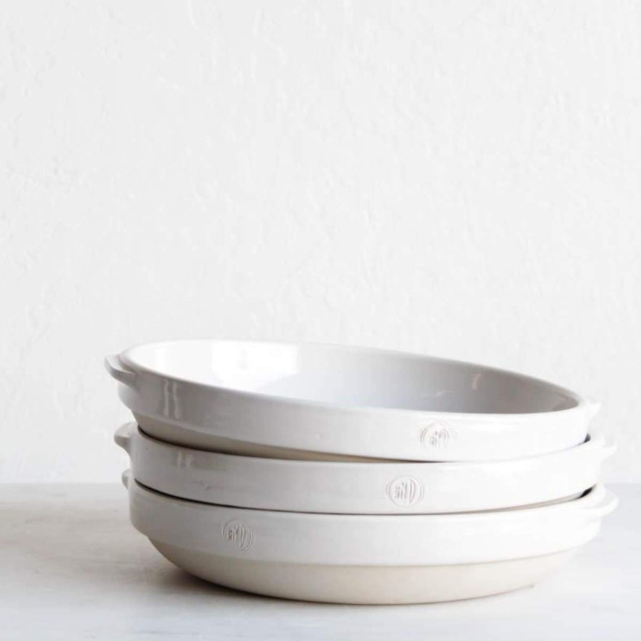 The French Kitchen Elsie Green | Round Stoneware Baker