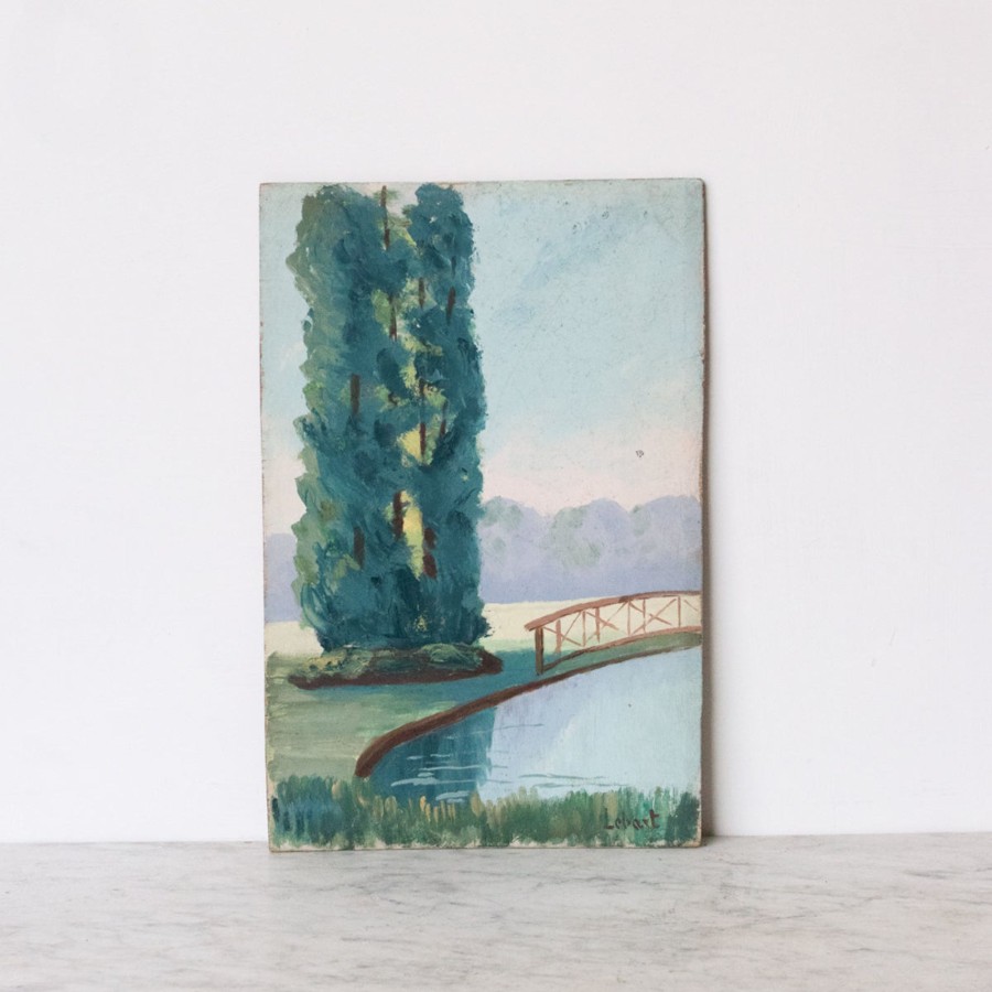 Art Galerie elsie green | Landscape With Bridge Oil Painting