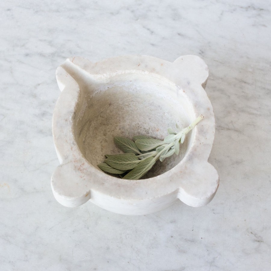 The French Kitchen elsie green | Vintage Marble Mortar