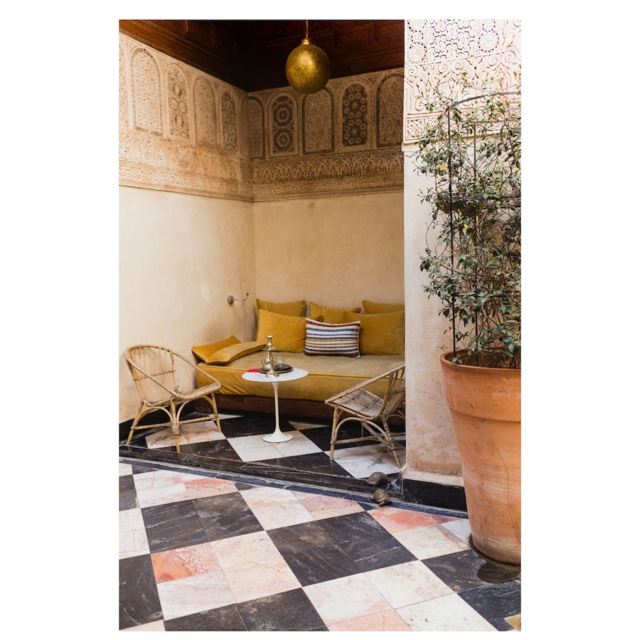 Art Galerie elsie green | Private Alcove In Marrakech Printed Photograph