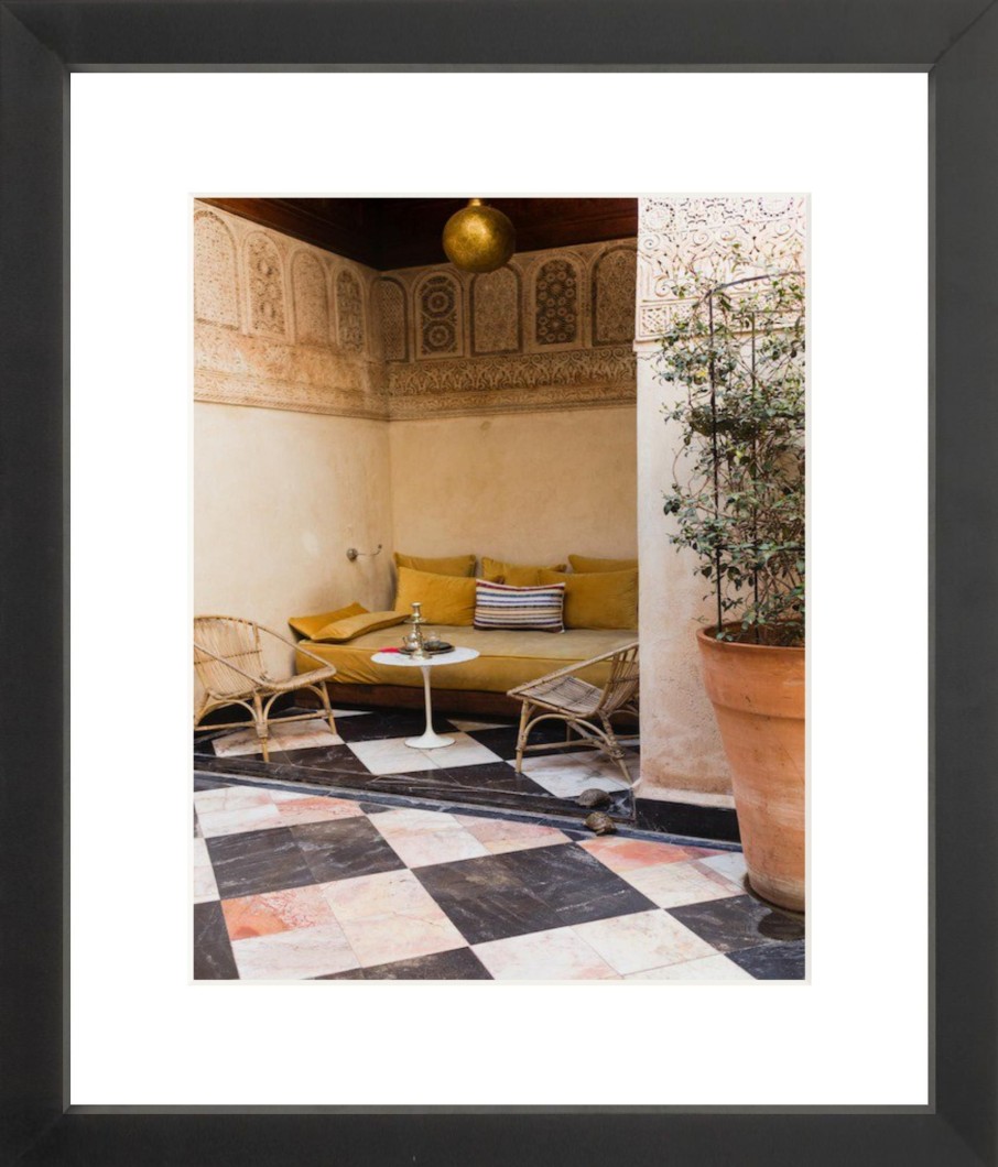 Art Galerie elsie green | Private Alcove In Marrakech Printed Photograph