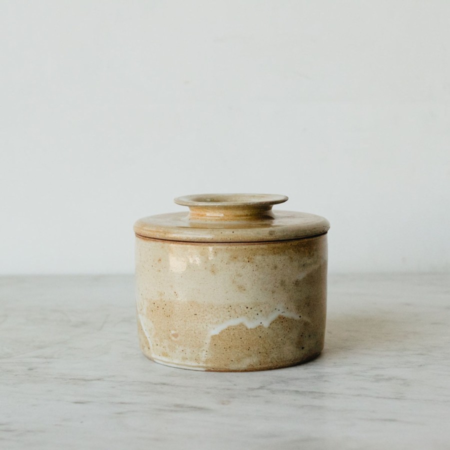 The French Kitchen elsie green | Vintage Stoneware Butter Bell