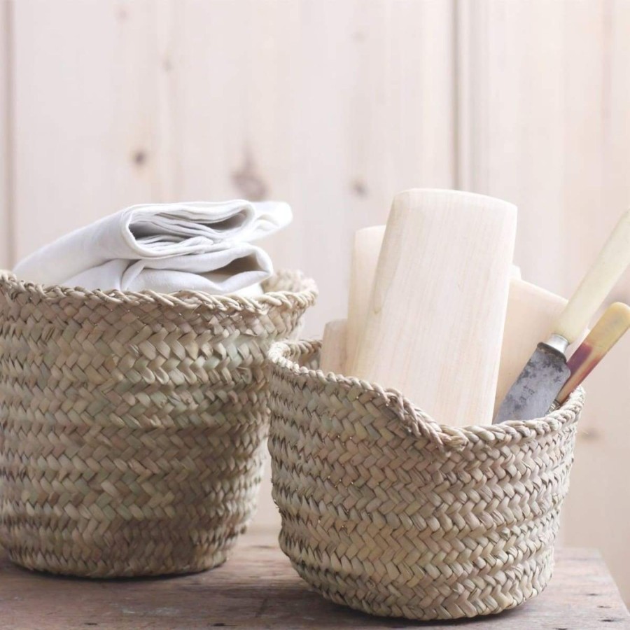 Textiles elsie green | Pair Of Little Moroccan Baskets