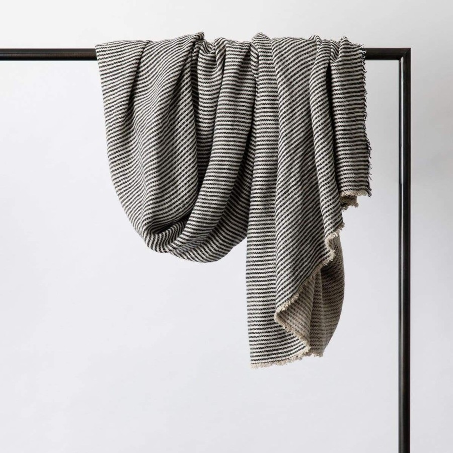 Textiles elsie green | Ellis Stripe Throw