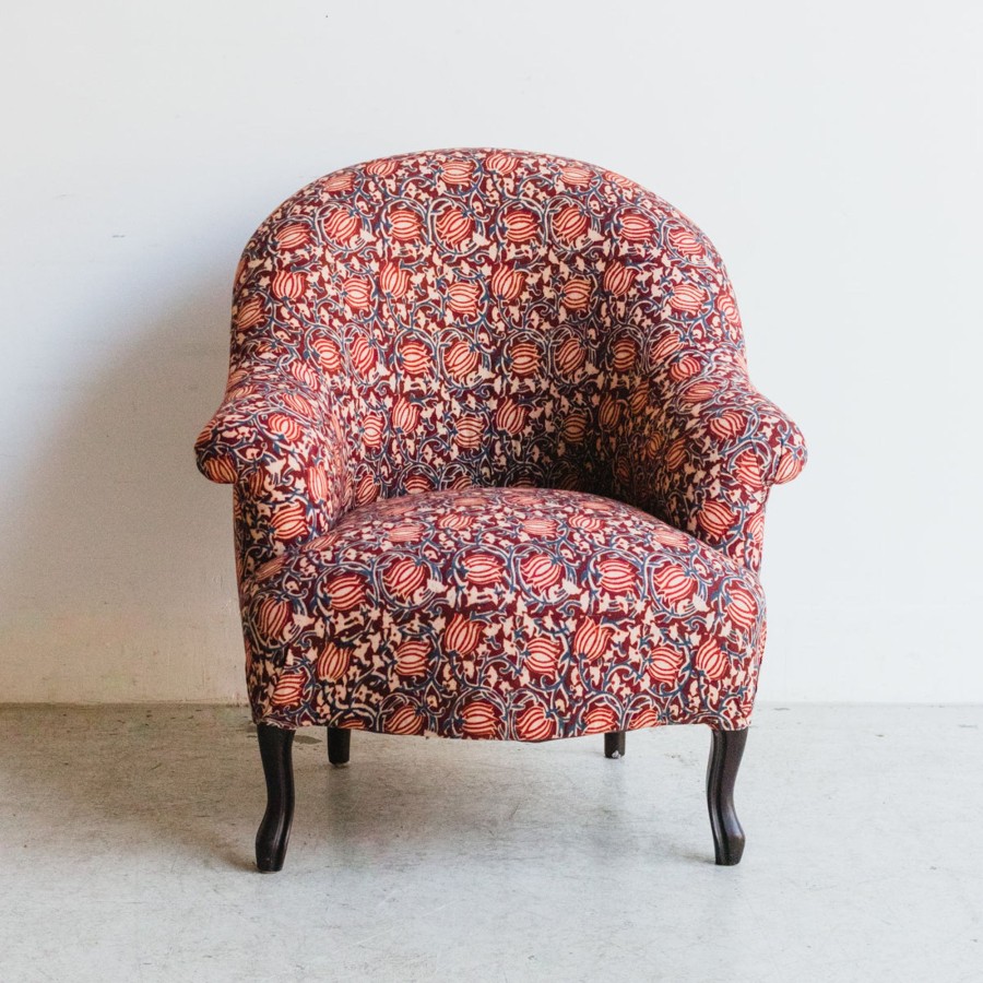 Furniture elsie green | Block Print Crapaud Chair