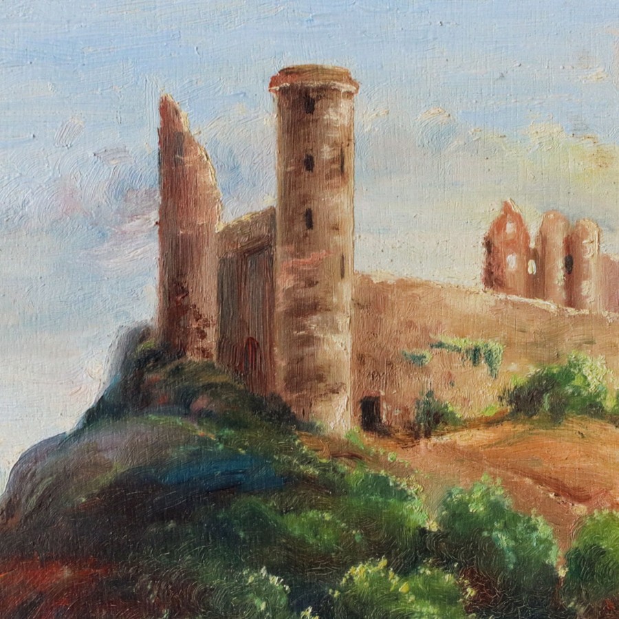 Art Galerie elsie green | Castle On The Hill Oil Painting