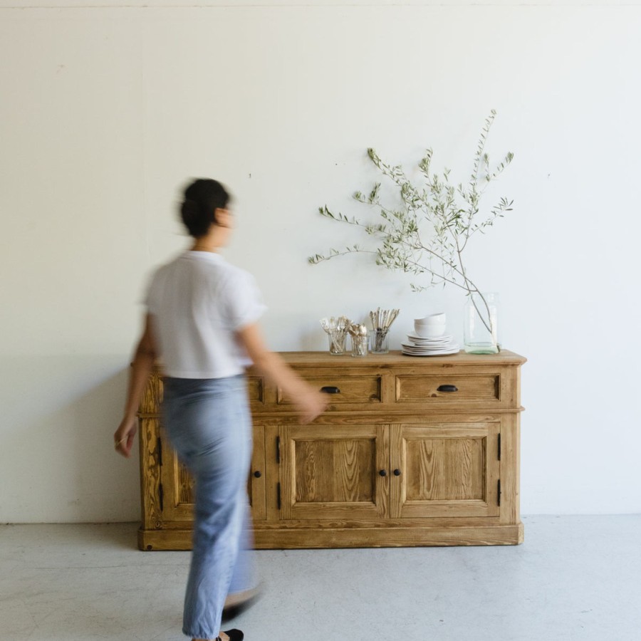 Furniture Custom Furniture | Reclaimed Wood Buffet Waxed Pine