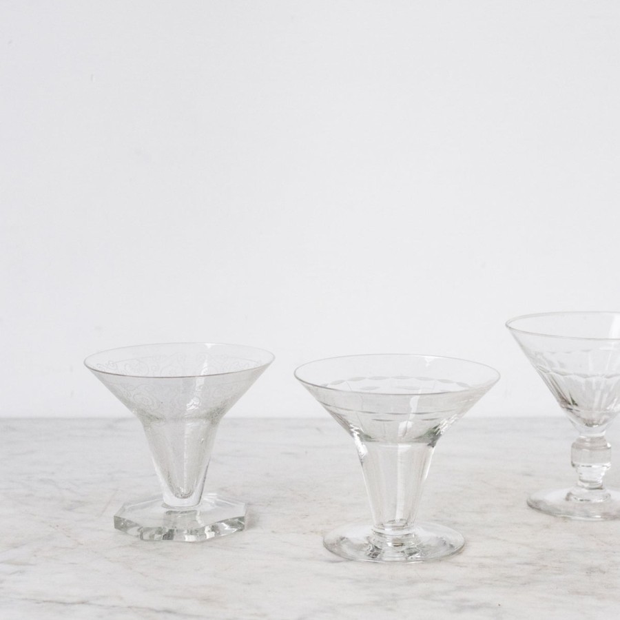 The French Kitchen Elsie Green | Trio Of Vintage Dessert Coupes