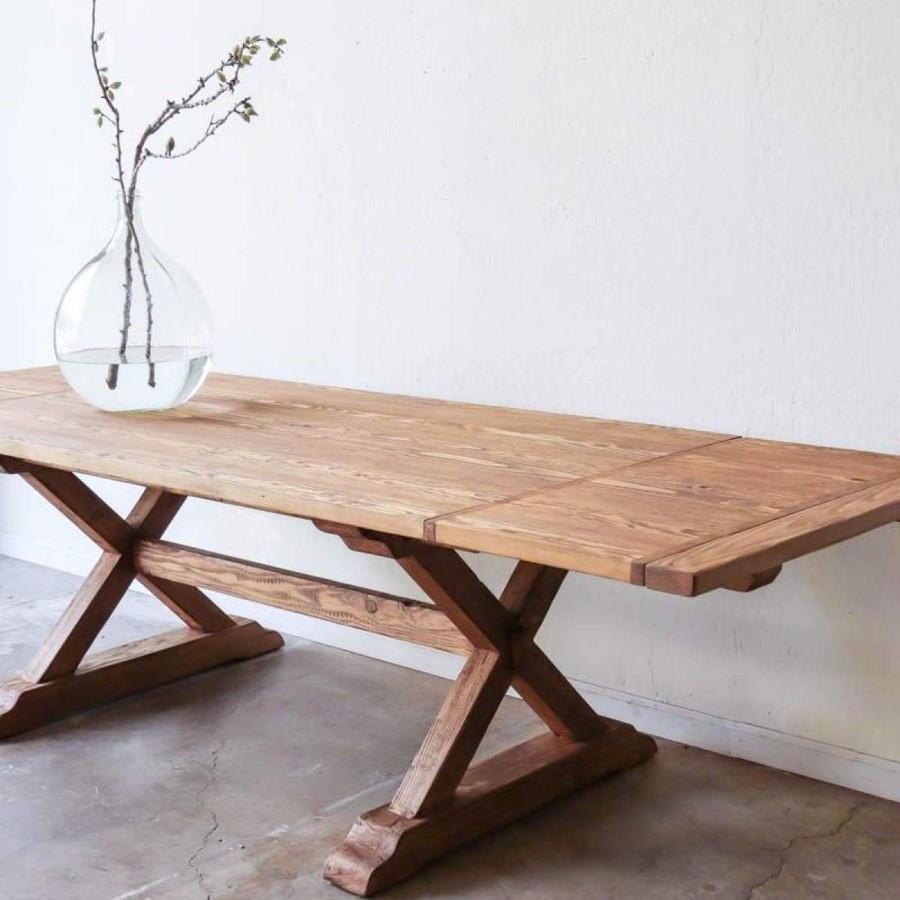 Furniture Custom Furniture | Forager Reclaimed Wood Farm Table Waxed Pine