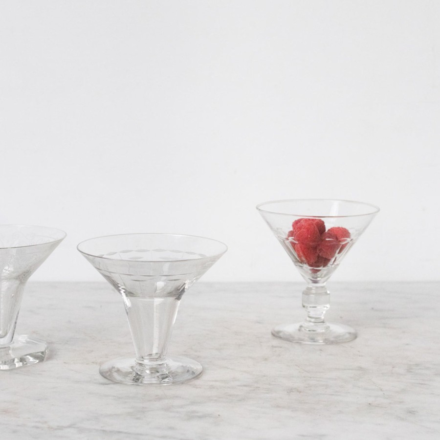 The French Kitchen Elsie Green | Trio Of Vintage Dessert Coupes