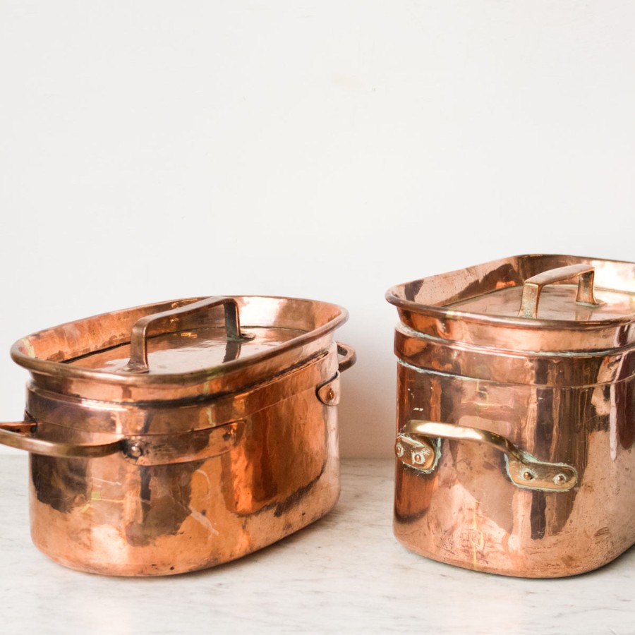 The French Kitchen elsie green | Antique Copper Stock Pot