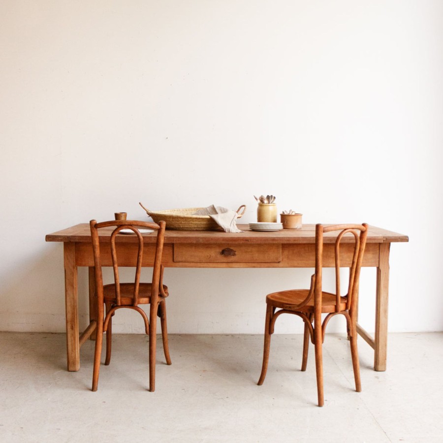 Furniture elsie green | Vintage Oak Farm Table