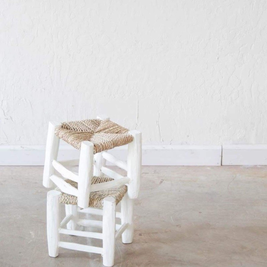 Furniture yasmina | Small Moroccan Stool Black