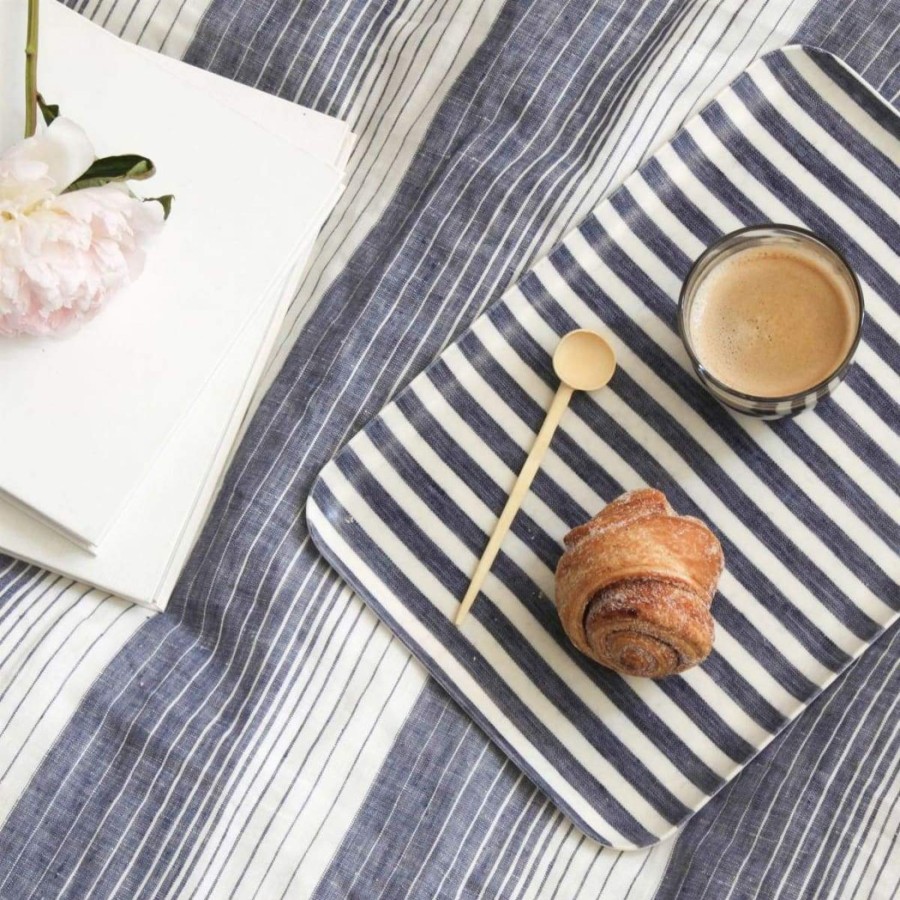 The French Kitchen Elsie Green | Linen Coated Tray Colin