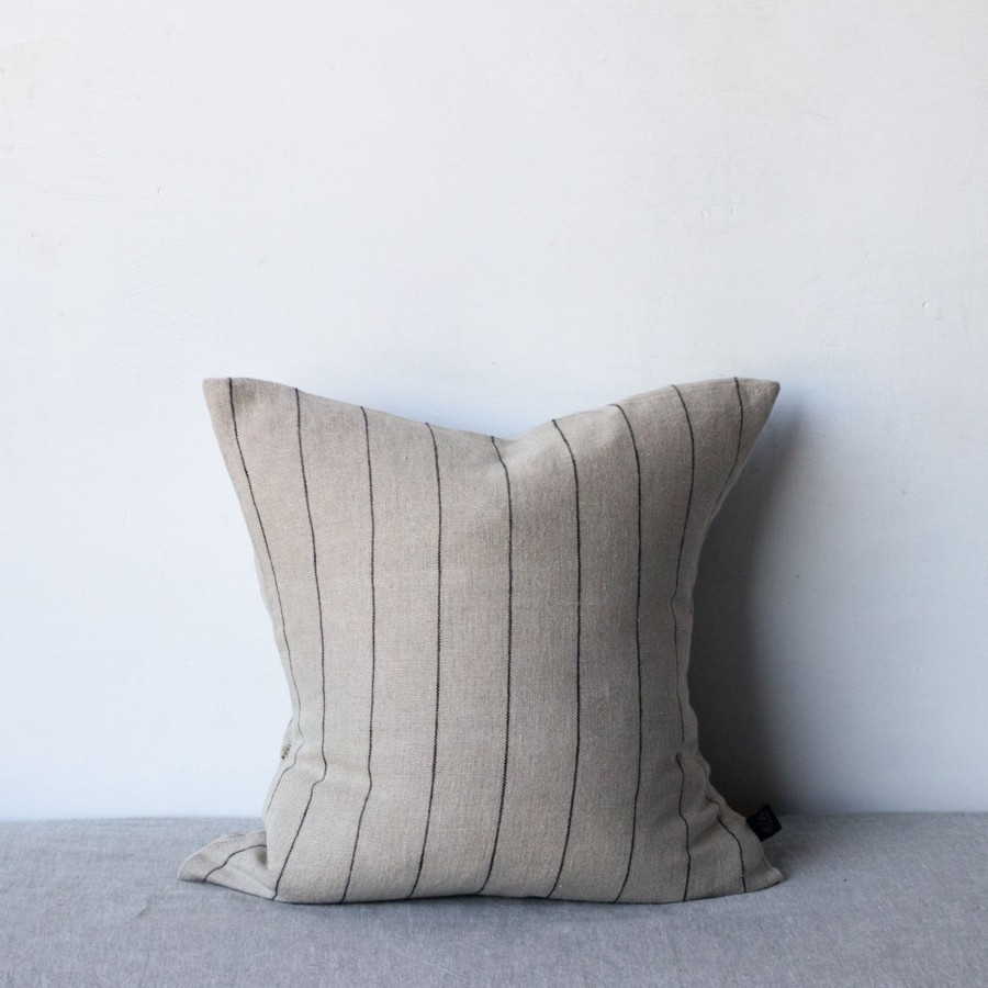 Textiles elsie green | Calvi Pillow Cover Natural