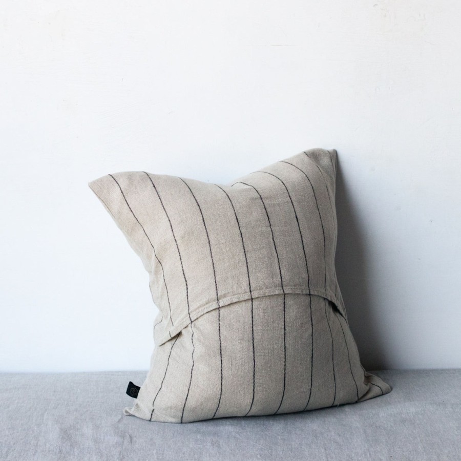 Textiles elsie green | Calvi Pillow Cover Natural