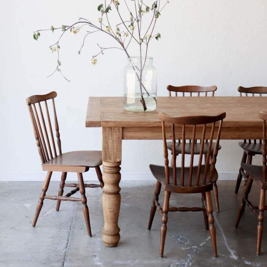 Furniture Custom Furniture | Reclaimed Wood Farm Table Waxed Pine