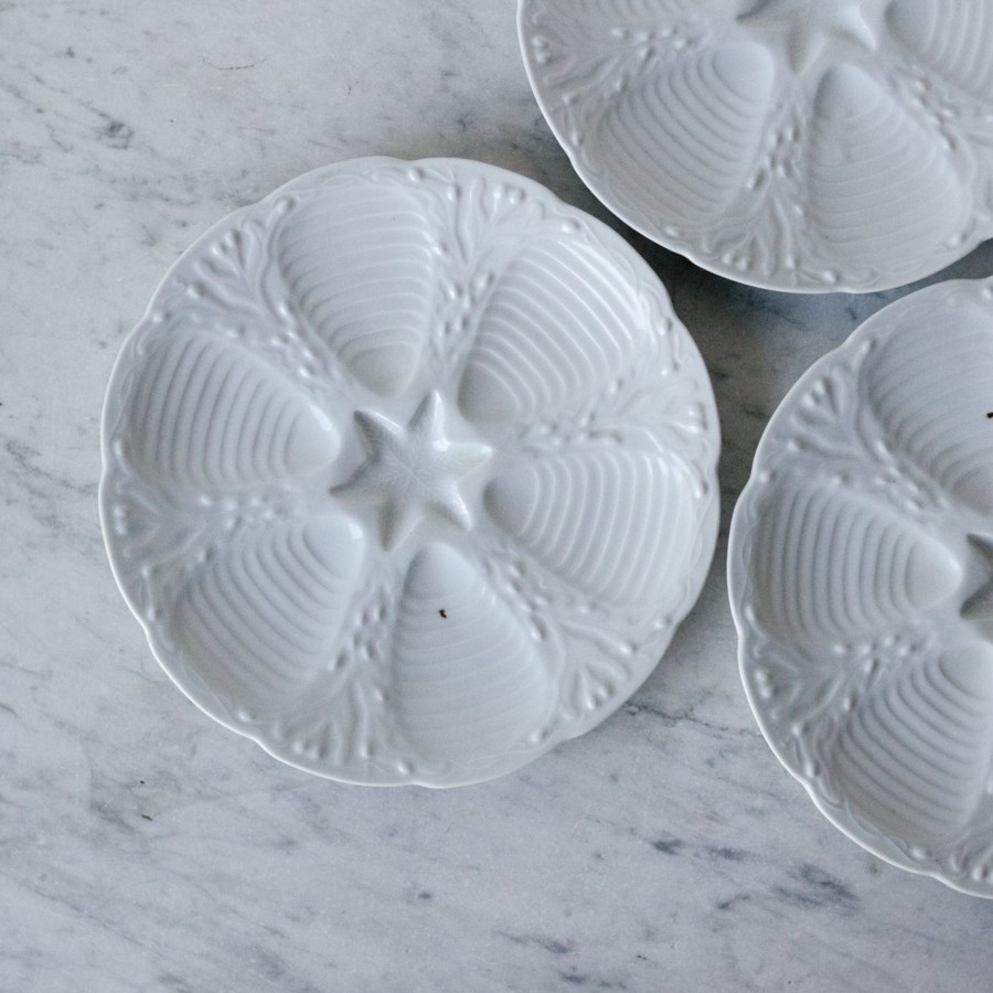 The French Kitchen Elsie Green | Pair Of Vintage Oyster Plates