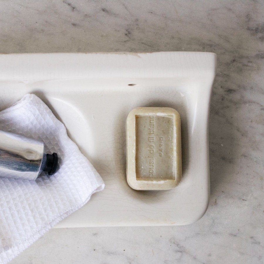 Textiles elsie green | Porcelain Double Soap Dish