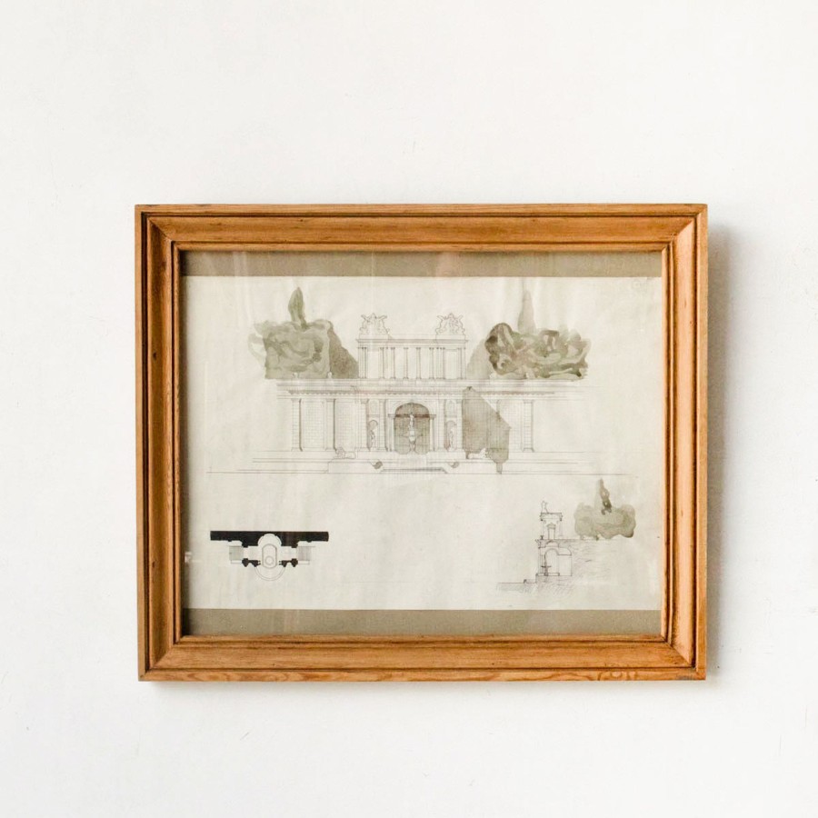 Art Galerie elsie green | Framed Architectural Drawing