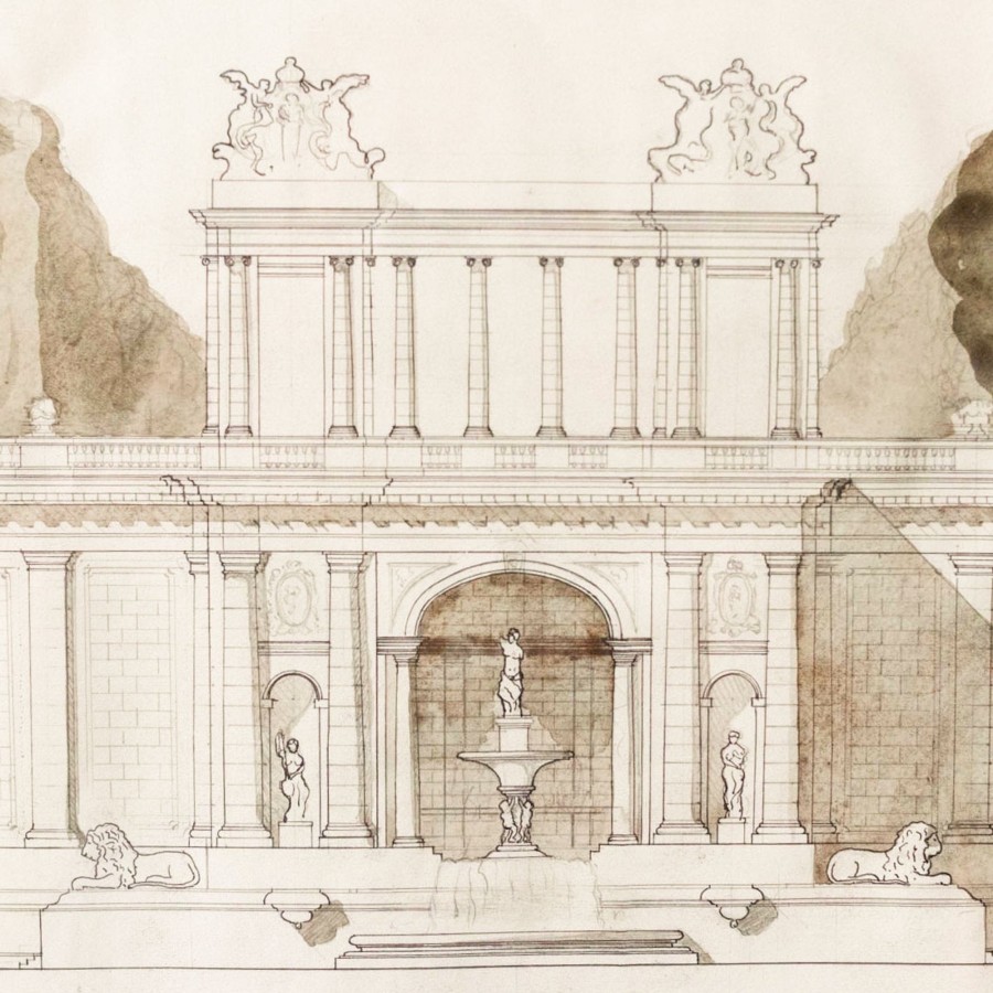 Art Galerie elsie green | Framed Architectural Drawing