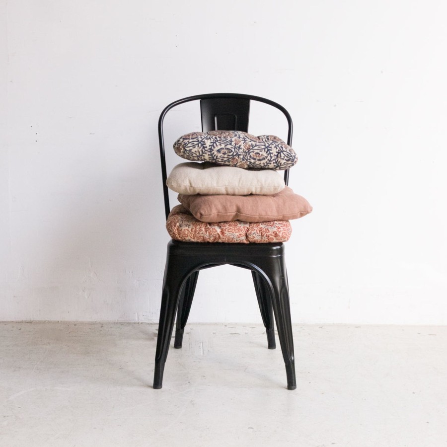 Textiles elsie green | Tufted Marais Chair Cushion Cleary Dune