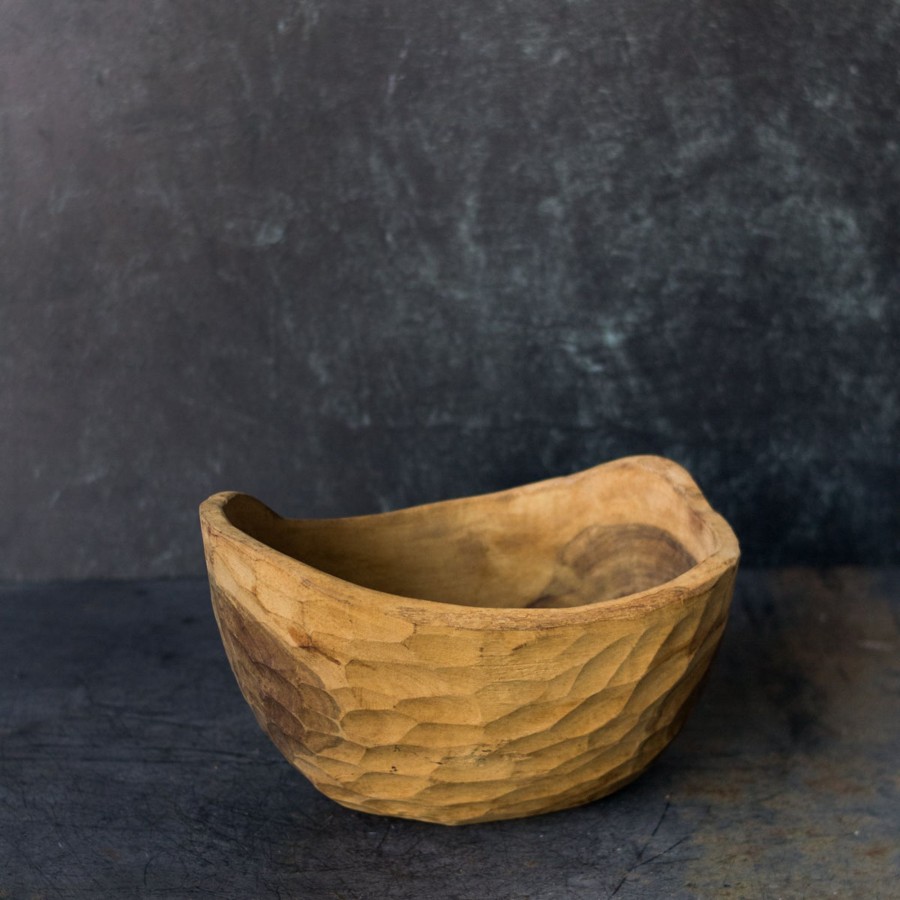 The French Kitchen elsie green | Carved Wood Bowl