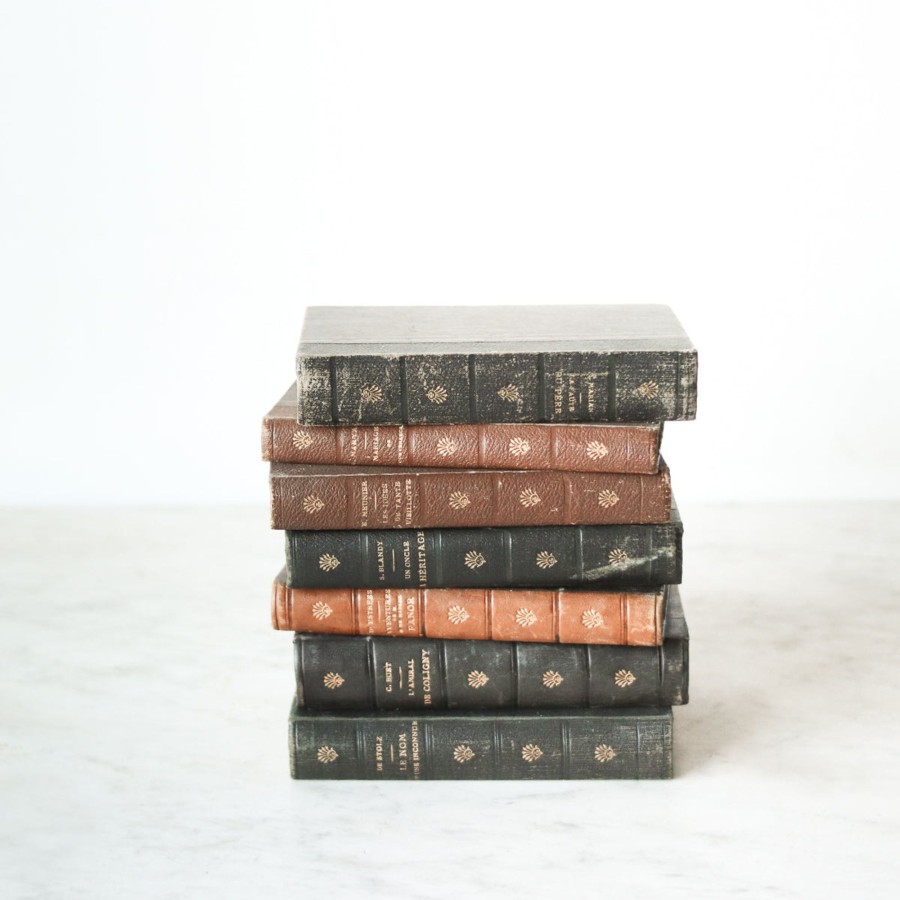 Decor elsie green | Leather Library Book