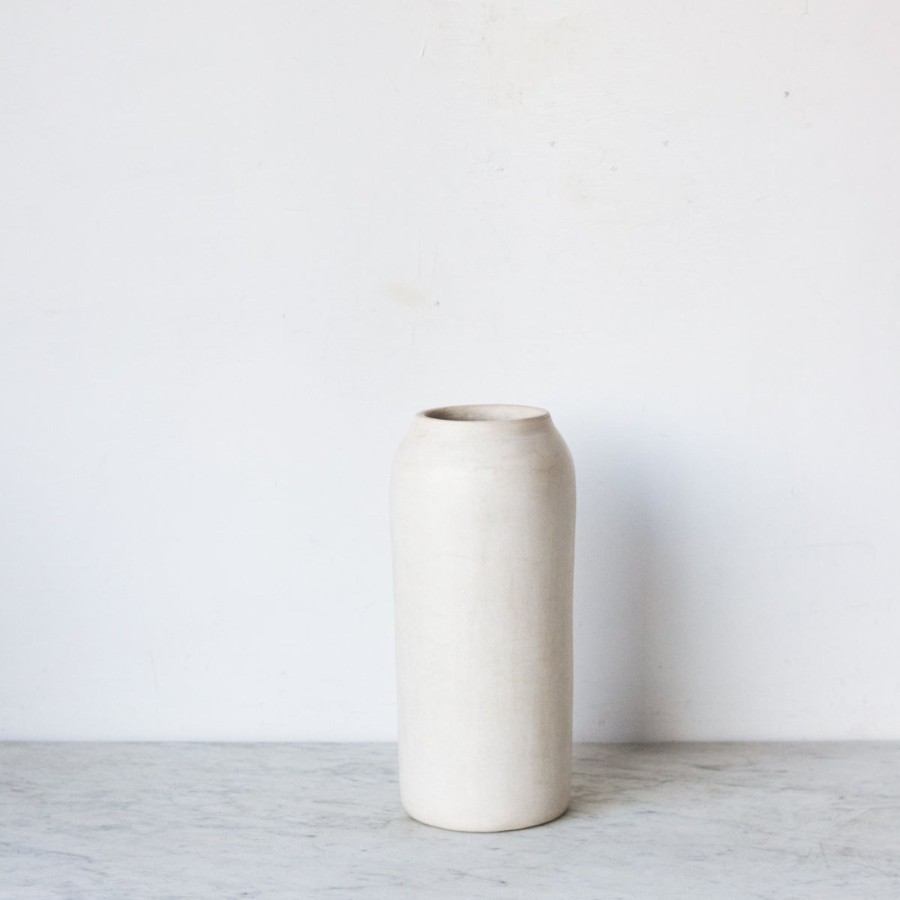 Decor elsie green | Moroccan Tadelakht | Tall Mustard Pot Ivory