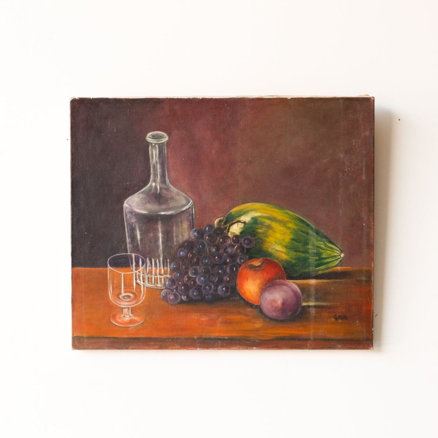 Art Galerie elsie green | La Prune Et La Peche Still Life Oil Painting