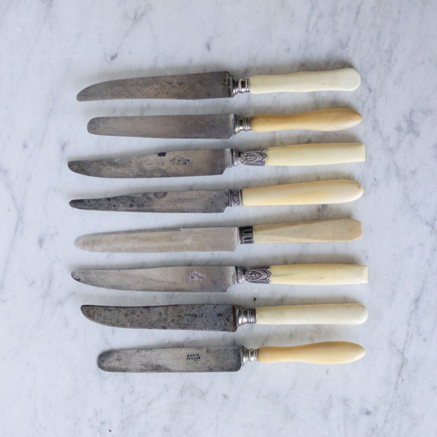 The French Kitchen Elsie Green | Bone Knife Set Of 8