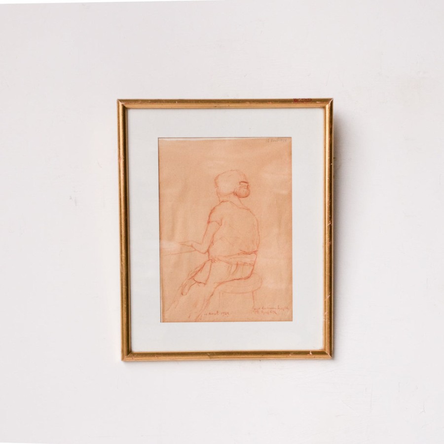 Art Galerie elsie green | Le Dos De Lucie 1924 Line Drawing