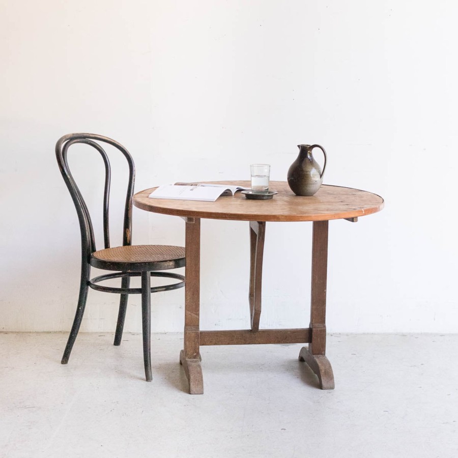 Furniture elsie green | Rustic Folding Burgundy Table