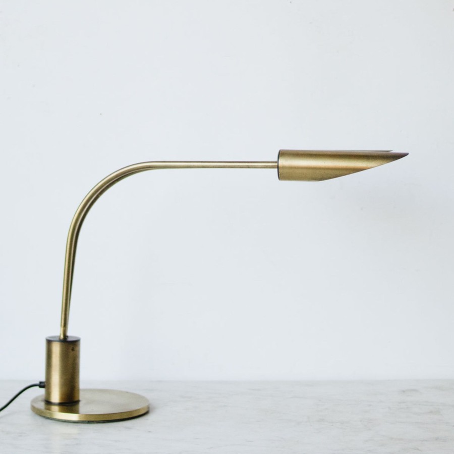 Decor elsie green | Vintage Brass Desk Lamp