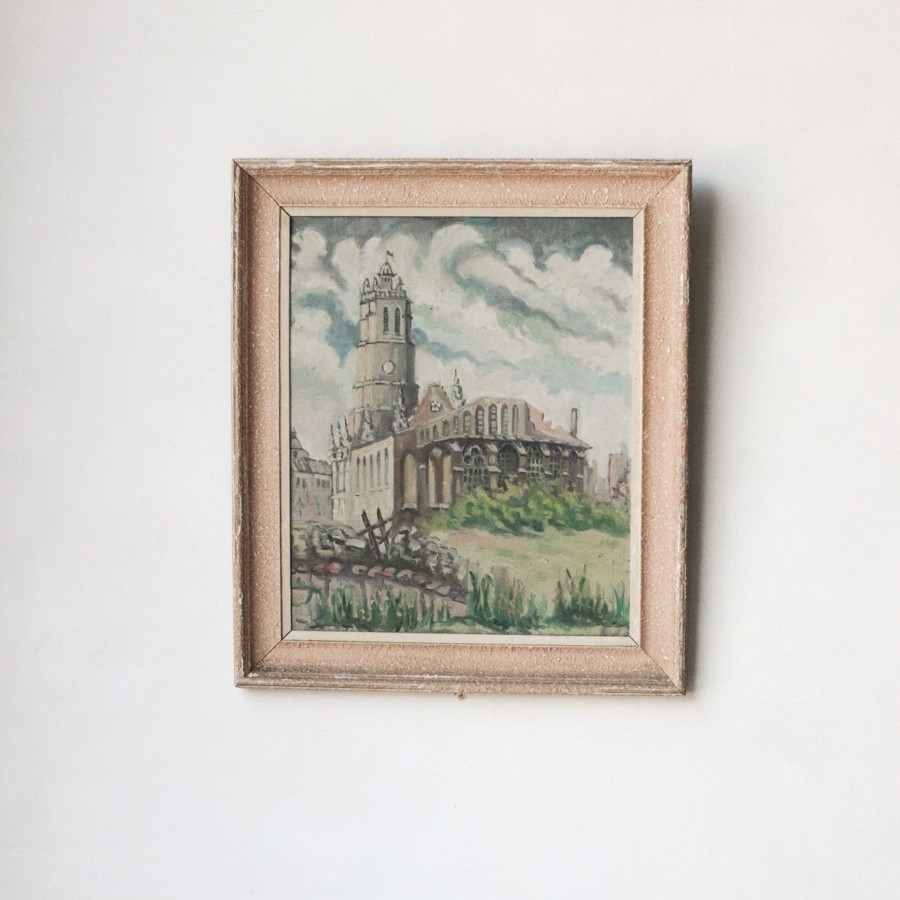 Art Galerie elsie green | La Cathedrale Landscape Oil Painting