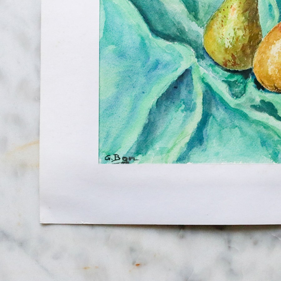 Art Galerie elsie green | Les Fruits Still Life Painting On Paper