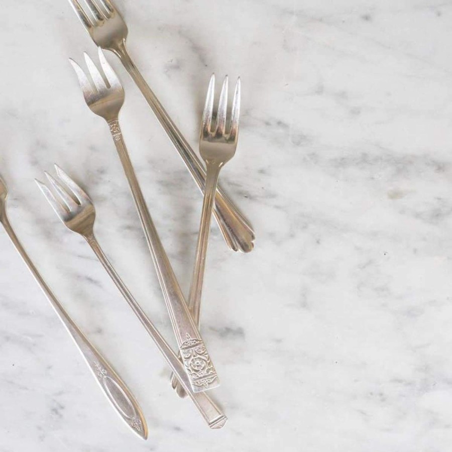 The French Kitchen Elsie Green | Not Your Grandma'S Vintage Relish Forks Set Of 8