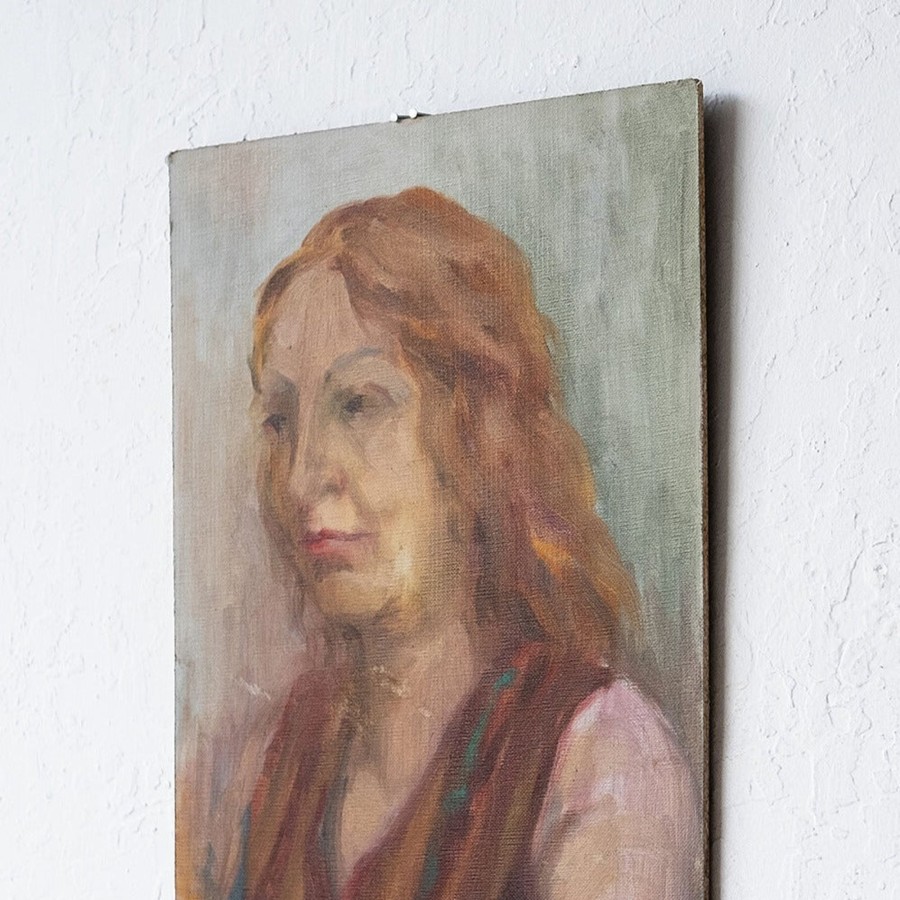 Art Galerie elsie green | Madame Rouquine Portrait Oil Painting