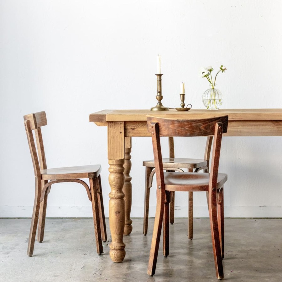 Furniture Custom Furniture | Reclaimed Wood Farm Table | Slim Edition Waxed Pine