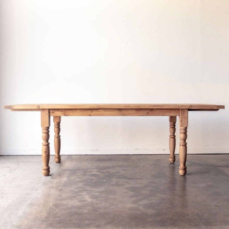 Furniture Custom Furniture | Reclaimed Wood Farm Table | Slim Edition Waxed Pine