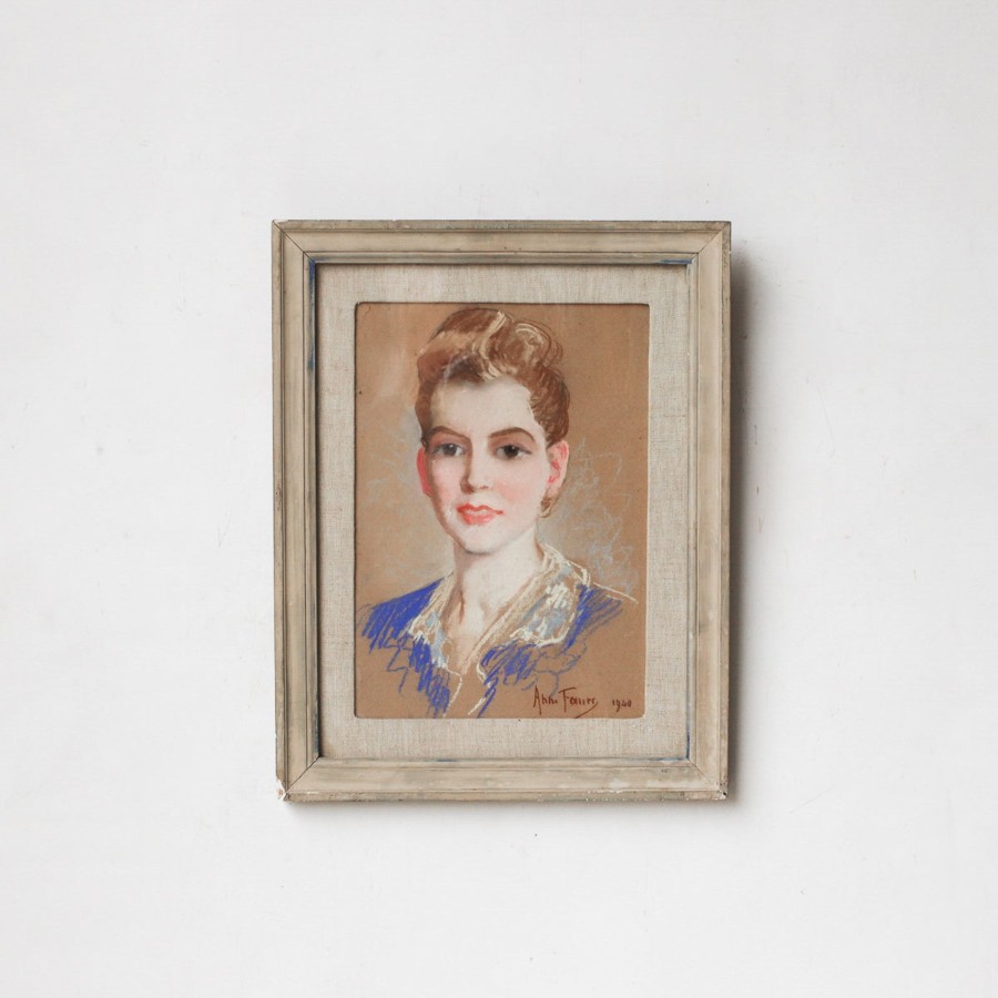 Art Galerie elsie green | Queens Gambit Portrait | Dated 1940