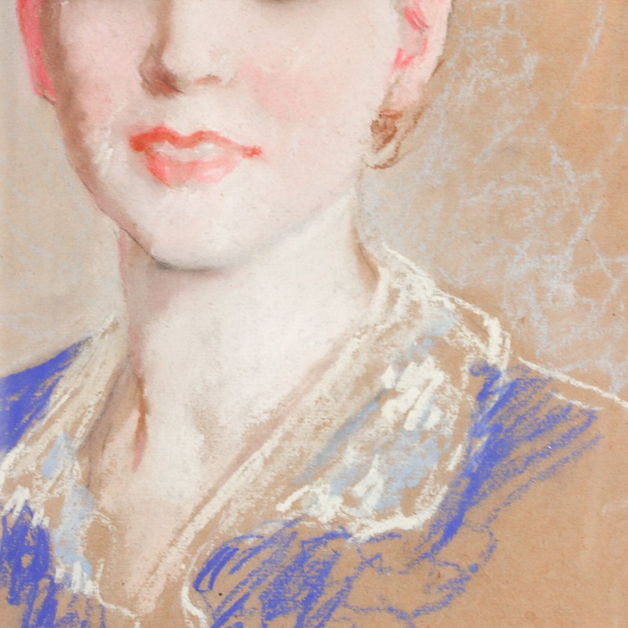 Art Galerie elsie green | Queens Gambit Portrait | Dated 1940