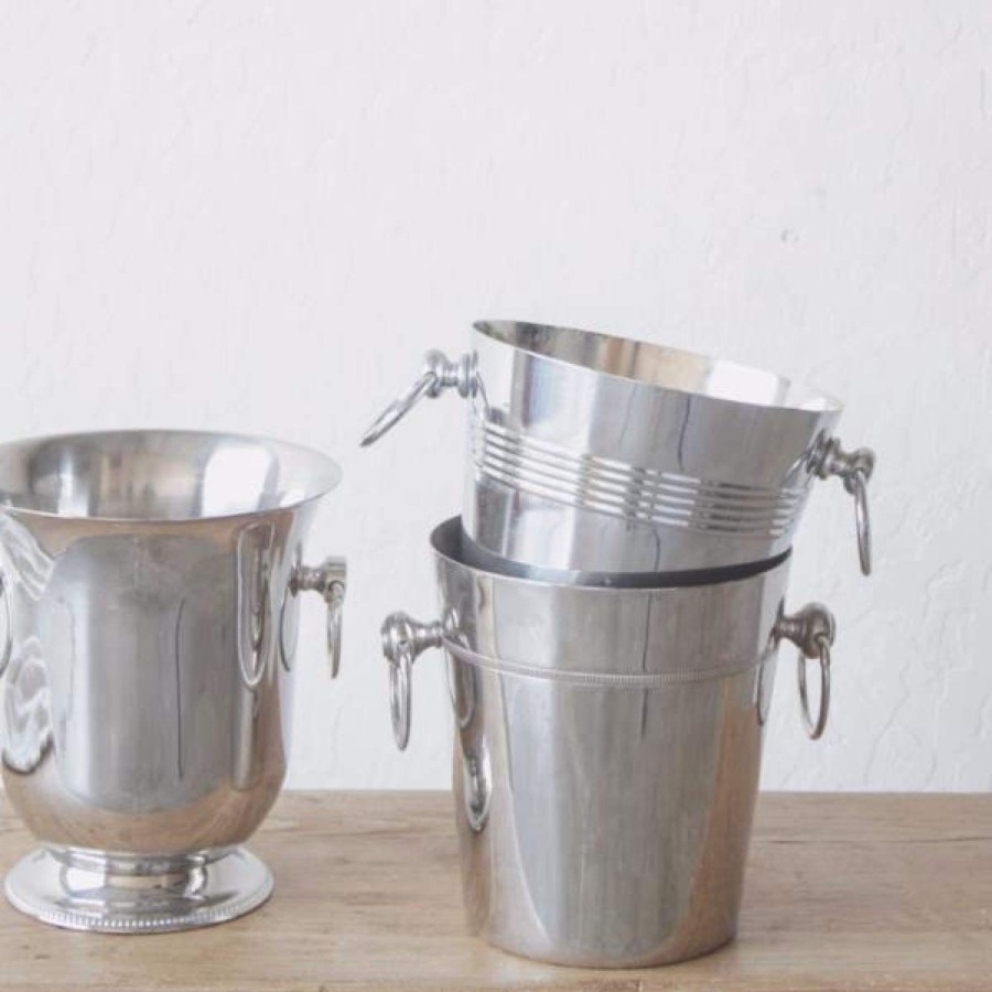 The French Kitchen elsie green | Stainless Champagne Bucket