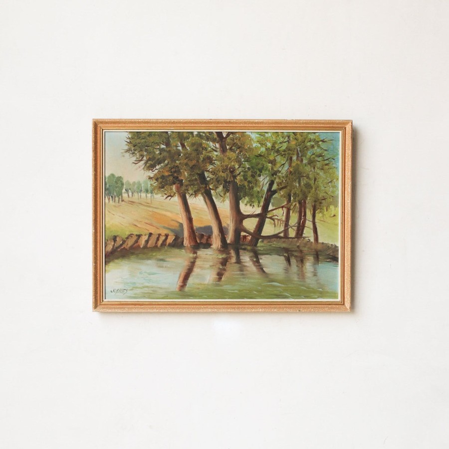 Art Galerie elsie green | Le Bois Dans L'Eau Landscape Oil Painting