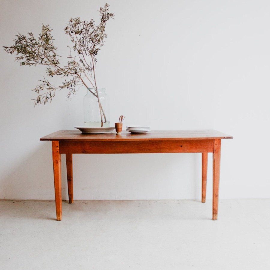 Furniture elsie green | Petite Walnut Farm Table