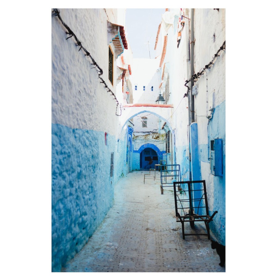 Art Galerie elsie green | A Chefchaouen Alleyway Printed Photograph